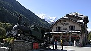 Het vertrekstation in Chamonix