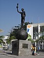 Standbeeld van Bellini voor het Maracanãstadion