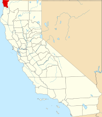 Location in the state of California