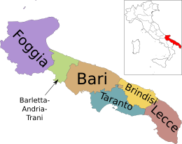 Puglia – Mappa
