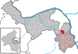 Läget för Mommenheim i Landkreis Mainz-Bingen