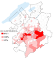 Utilizzo del francoprovenzale in Canton Friburgo nel 2000