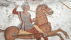 Trák lovas ábrázolása a kazanlaki sírkamrából