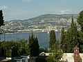 Beaulieu-sur-Mer from Saint-Hospice on Saint-Jean-Cap-Ferrat