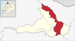 Cantone di Ibarra – Mappa