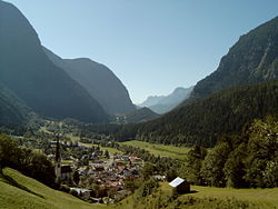 Údolí Oetztal s obcí