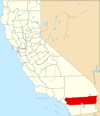 Vị trí trong tiểu bang California