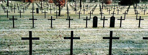 Le cimetière allemand de La Targette à Neuville-Saint-Vaast.