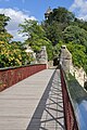 Passerelle suspendue.