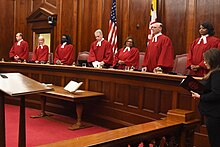 From left to right: Steven B. Gould, Brynja M. Booth, Shirley M. Watts, Matthew J. Fader, Michele D. Hotten, Jonathan Biran, and Angela M. Eaves