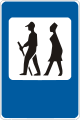 Route for pedestrians