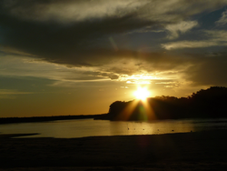 Villa Florida beach sunset