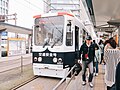 Kagoshima Type 9500 in the Japanese police black and white livery