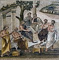Image 57Plato's Academy mosaic from Pompeii (from Culture of ancient Rome)