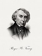 TANEY, Roger B-Treasury (BEP engraved portrait)