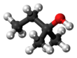 Model bola-dan-tongkat 2-metil-2-butanol