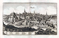 Bautzen um 1650 aus der Topographia Germaniae