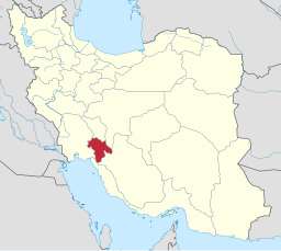 Kohgiluyeh och Buyer Ahmads läge i Iran