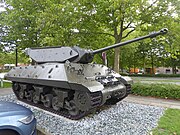 フュン軍事史博物館のM10 IIC。こちらも履帯と起動輪が換装されている。