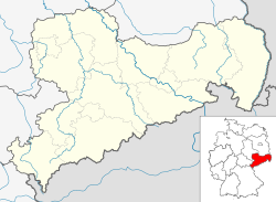 Johanngeorgenstadt ubicada en Sajonia