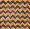 Mat with herringbone pattern on which Egyptian king stood