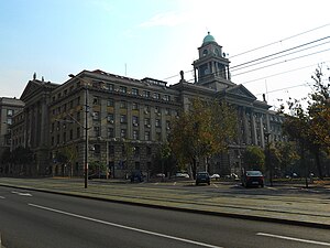 Railway Museum by Svetozar Jovanović in Belgrade, 1931