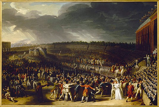 La Festa della Federazione, 14 luglio 1790. (1792)