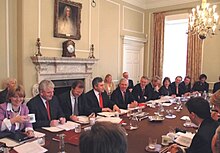 Kabinettssitzung unter Brown (2007)