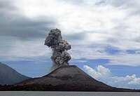 Erupce vulkánského typu (2008).