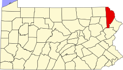 Desedhans Wayne County yn Pennsylvania