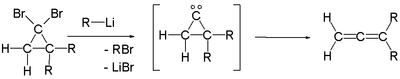 Reaktionsschema Skattebøl-Umlagerung