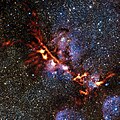 Submillimetre views of the star formation region