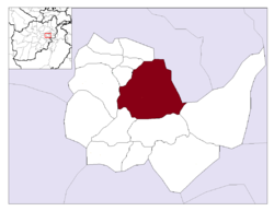 Location in Kabul Province