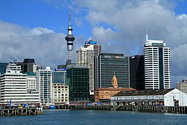 Die Skyline von Auckland