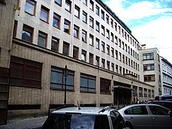 Prédio da antiga sede da StB na rua Bartolomějská em Praga.