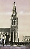 Katedralen efter jordbävningen 1888.