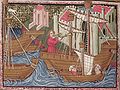 Zayton imaginat per un il·lustrador europeu del segle xv a Els viatges de Marco Polo