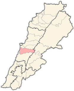 Location in Lebanon