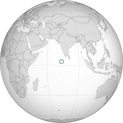 हिन्द महासागर में मालदीव की अवस्थिति