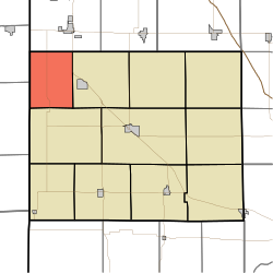 Location of York Township in Benton County