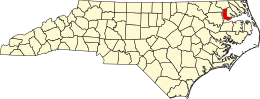 Contea di Chowan – Mappa