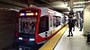 Muni 2006, the first Siemens S200 SF to enter revenue service, at Van Ness station, 2017