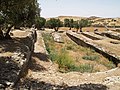 Citernes d'Aïn El Hammam devant le temple de Junon Caelestis.