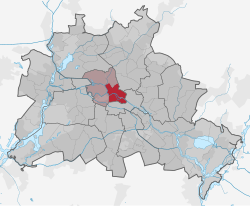 Mappa dei quartieri di Berlino