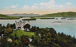 Kimball Castle and Lake Winnipesaukee c. 1920