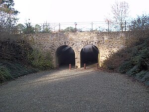 Le pont du circuit du Grand Prix de 1906.