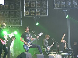 Lostprophets at Pinkpop 2007.