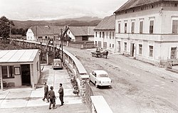 Motiv iz Rač, foto: Jože Gal, 1961