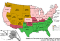 Territorial evolution of the United States (1863-1864)