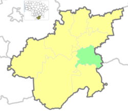 Location of Vydeniai Eldership
